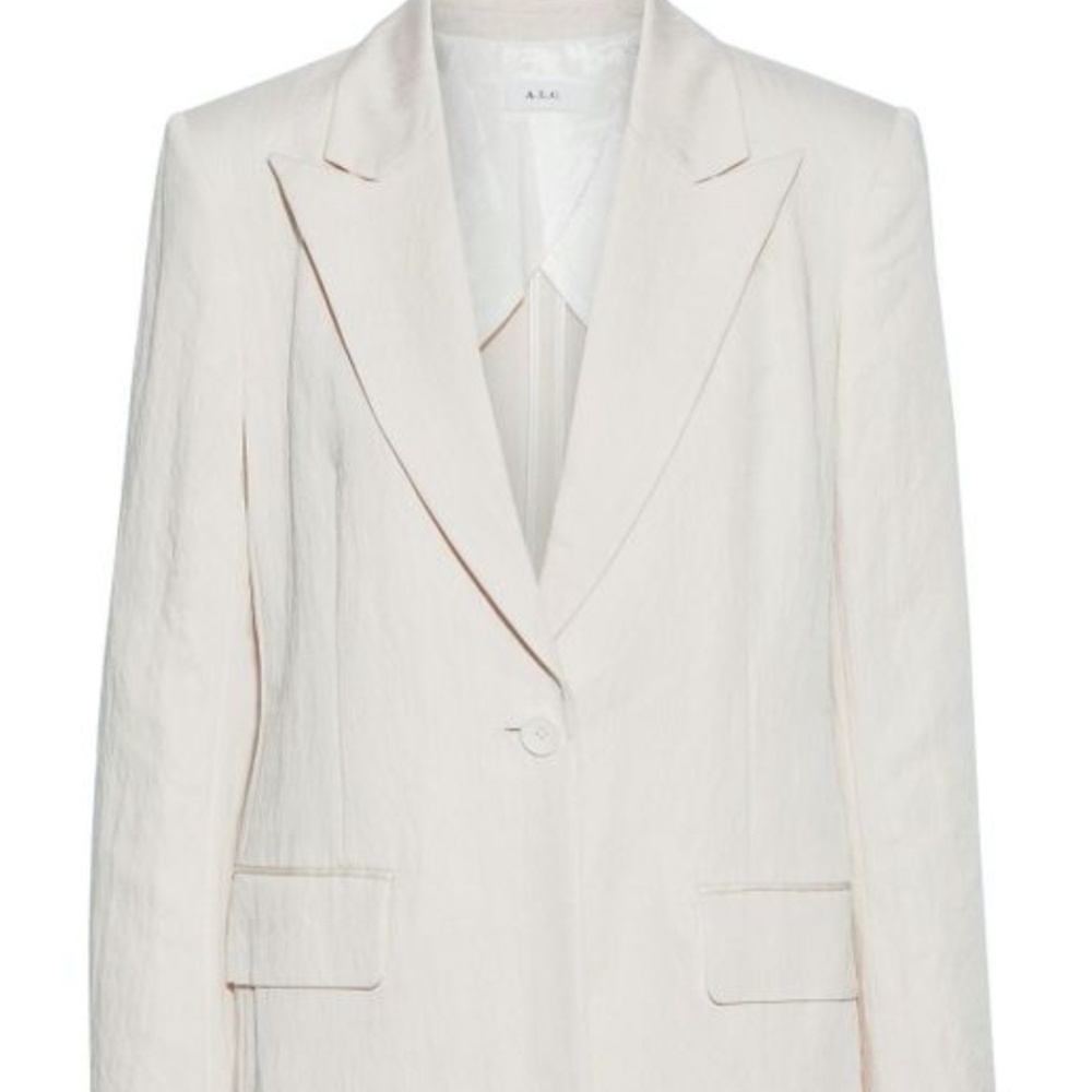 ALC Crinkle Knit Blazer - Sz 12 - Blush Color